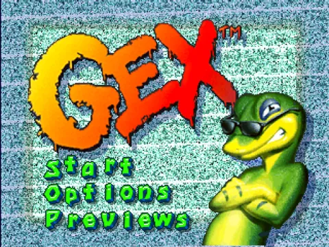 Gex – Titelbildschirm