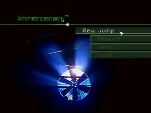 Immercenary – Title screen