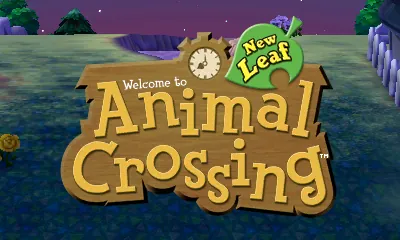 Animal Crossing: New Leaf – Titelbildschirm