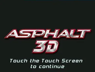 Asphalt 3D – Title screen
