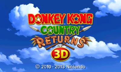 Donkey Kong Country Returns 3D – Écran-titre