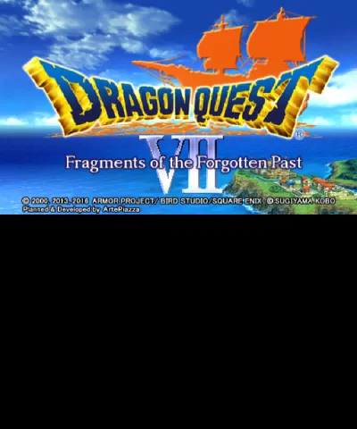 Dragon Quest VII: Fragments of the Forgotten Past – Title screen