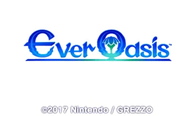 Ever Oasis – Title screen