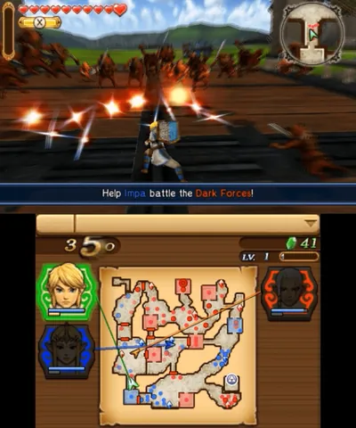 Hyrule Warriors Legends – In-game