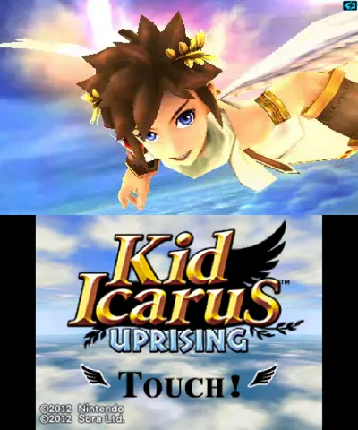 Kid Icarus: Uprising – Titulní obrazovka