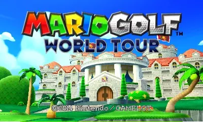 Mario Golf: World Tour – Title screen