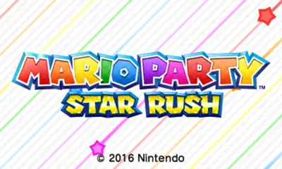 Mario Party: Star Rush – Titulní obrazovka