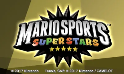 Mario Sports Superstars – Titelbildschirm