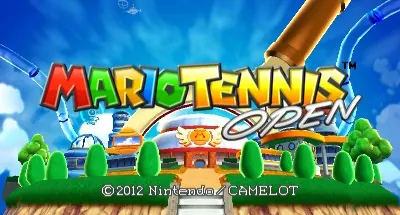 Mario Tennis Open – Titelbildschirm