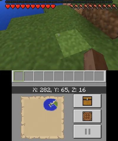 Minecraft: New Nintendo 3DS Edition – En jeu
