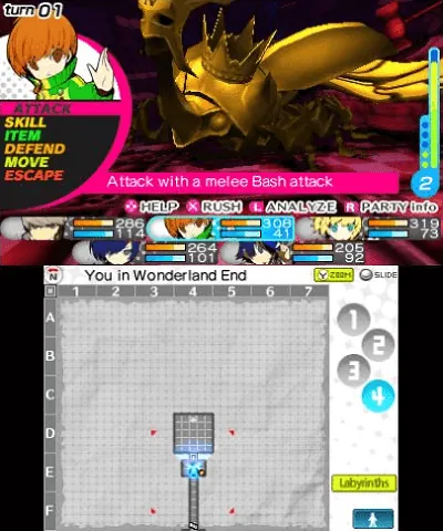 Persona Q: Shadow of the Labyrinth – Ze hry
