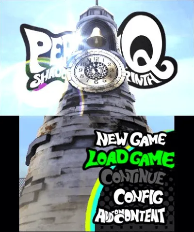 Persona Q: Shadow of the Labyrinth – Titulní obrazovka