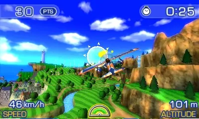 Pilotwings Resort – In-game
