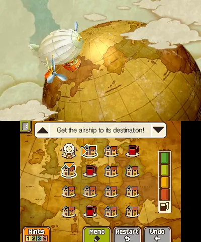 Professor Layton and the Azran Legacy – In-game