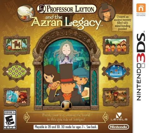 Professor Layton and the Azran Legacy – boxart