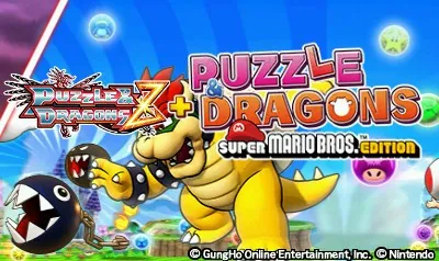 Puzzle & Dragons: Super Mario Bros. Edition – Titulní obrazovka