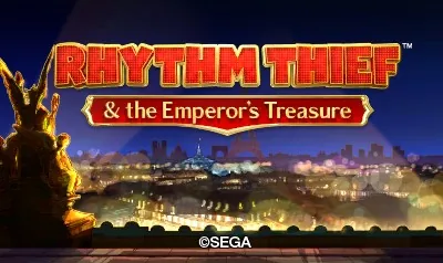 Rhythm Thief & the Emperor's Treasure – Écran-titre