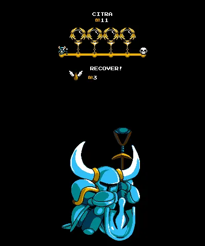 Shovel Knight – Titulní obrazovka