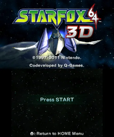 Star Fox 64 3D – Écran-titre