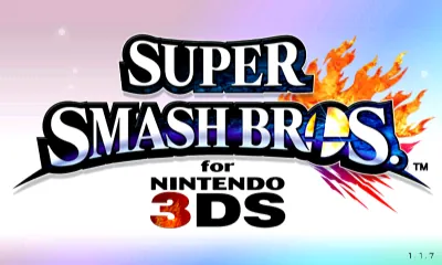 Super Smash Bros. for Nintendo 3DS – Titulní obrazovka