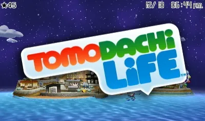 Tomodachi Life – Titulní obrazovka