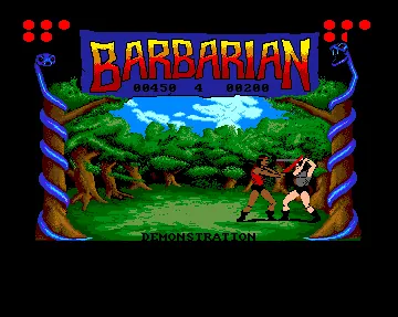 Barbarian: The Ultimate Warrior – In-game