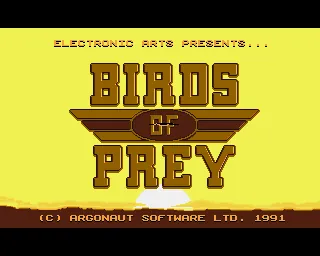 Birds of Prey – Title screen