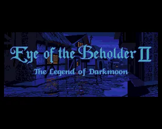 Eye of the Beholder II: The Legend of Darkmoon – Titulní obrazovka