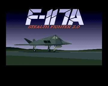 F-117A Nighthawk Stealth Fighter – Titelbildschirm