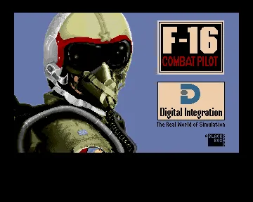 F-16 Combat Pilot – Titelbildschirm