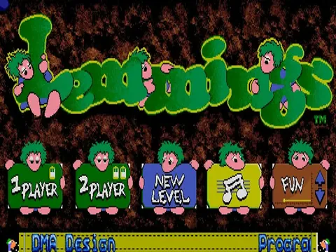 Lemmings – Titulní obrazovka