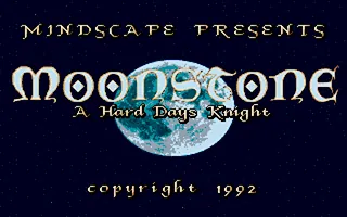 Moonstone: A Hard Days Knight – Titelbildschirm