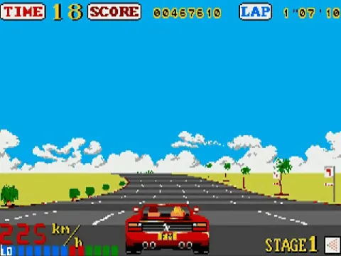 Out Run – Aus dem Spiel