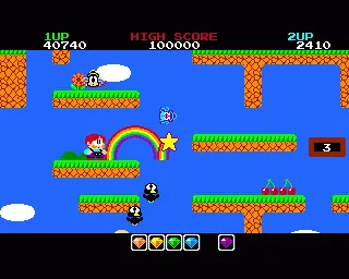 Rainbow Islands – In-game
