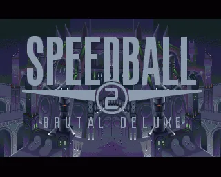 Speedball 2: Brutal Deluxe – Titulní obrazovka