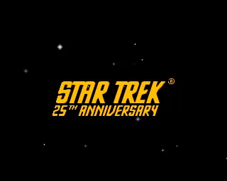 Star Trek: 25th Anniversary – Titulní obrazovka