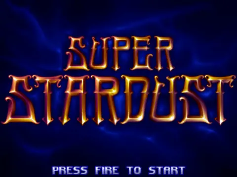 Super Stardust – Titulní obrazovka