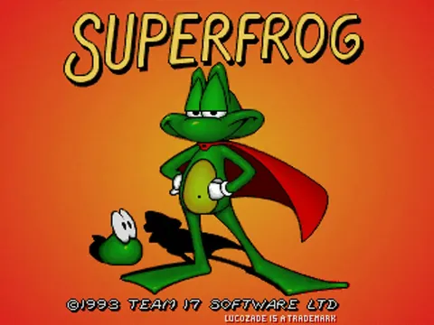 Superfrog – Titulní obrazovka