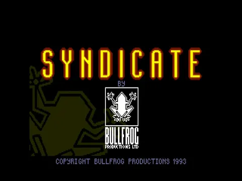 Syndicate – Titelbildschirm