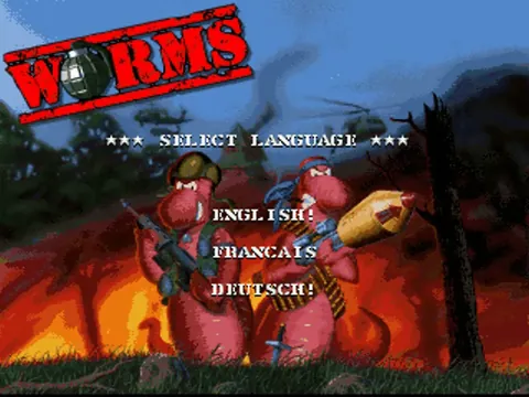 Worms – Title screen