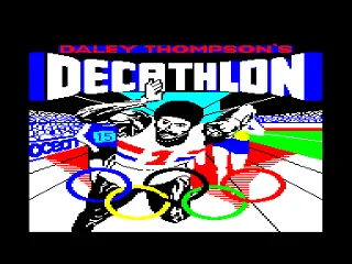 Daley Thompson's Decathlon – Titulní obrazovka
