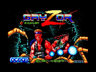Gryzor (Contra) – Titulní obrazovka