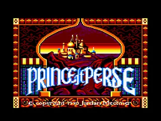 Prince of Persia – Titelbildschirm