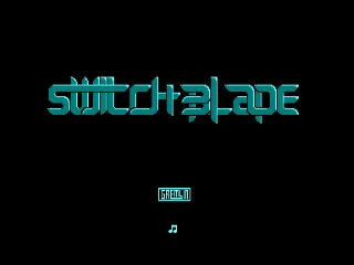Switchblade – Title screen