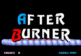 After Burner II – Title screen