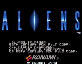 Aliens – Écran-titre