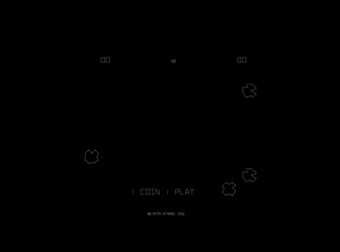 Asteroids – Écran-titre