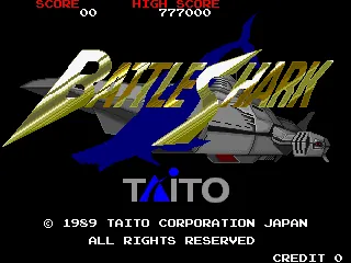 Battle Shark – Title screen
