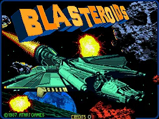 Blasteroids – Titulní obrazovka