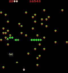 Centipede – Aus dem Spiel